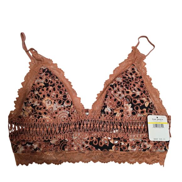 Free People Emma Soft Whimsy Fairy Core Bra Medium - Picture 3 of 5